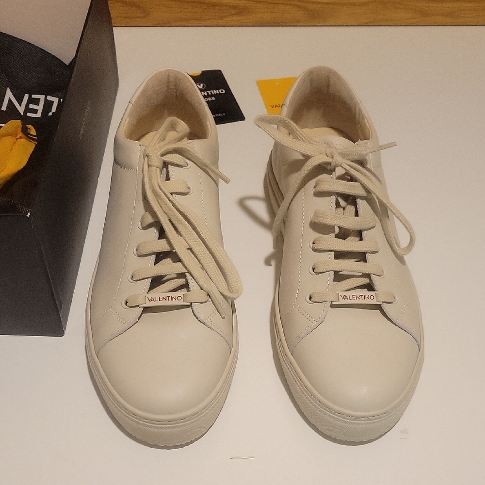 Valentino Cream Men's Sneakers